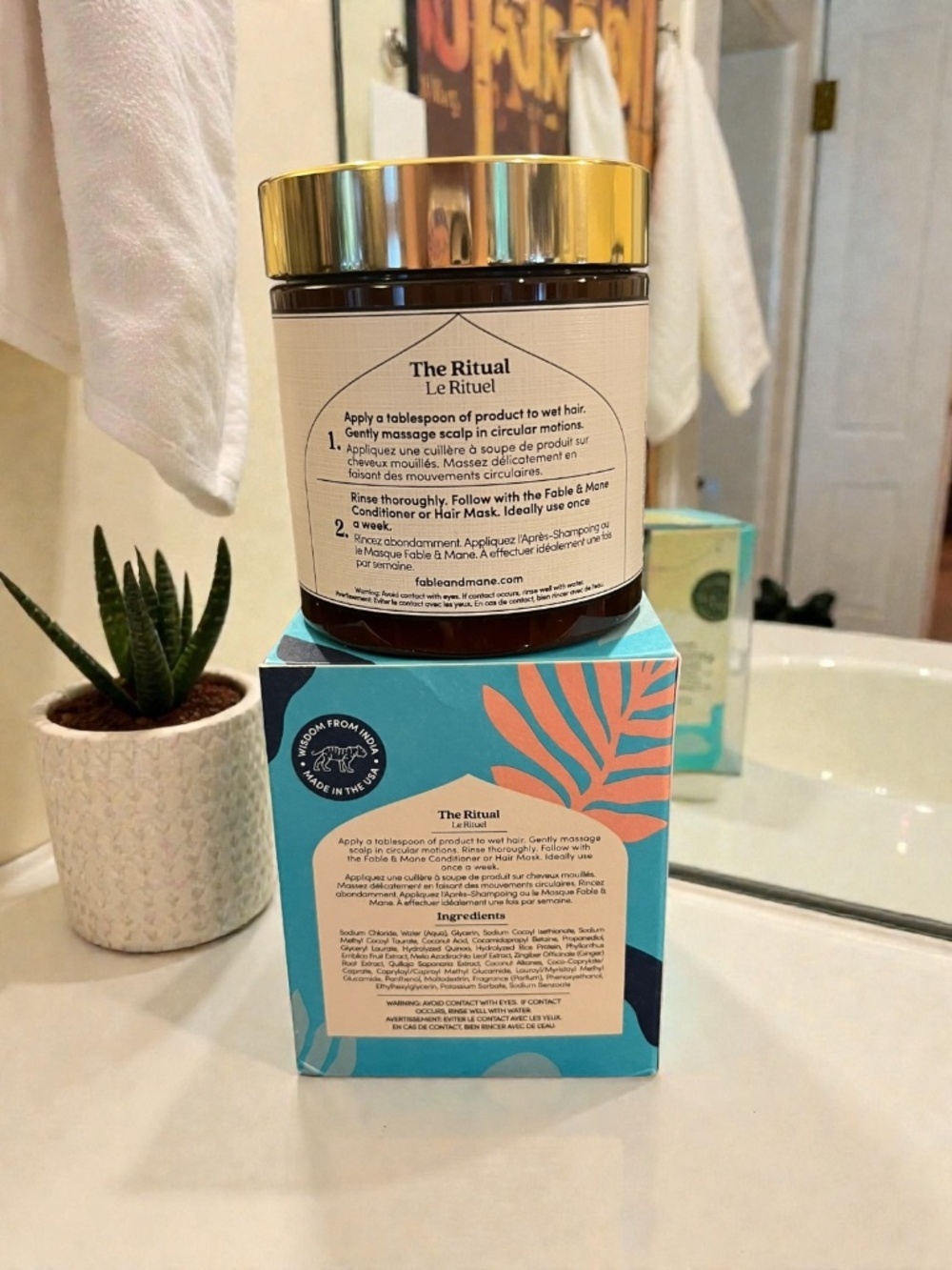 Fable & Mane SahaScalp Wild Ginger Purifying Scrub Vegan Haircare USA Made NIB - Picture 3 of 8